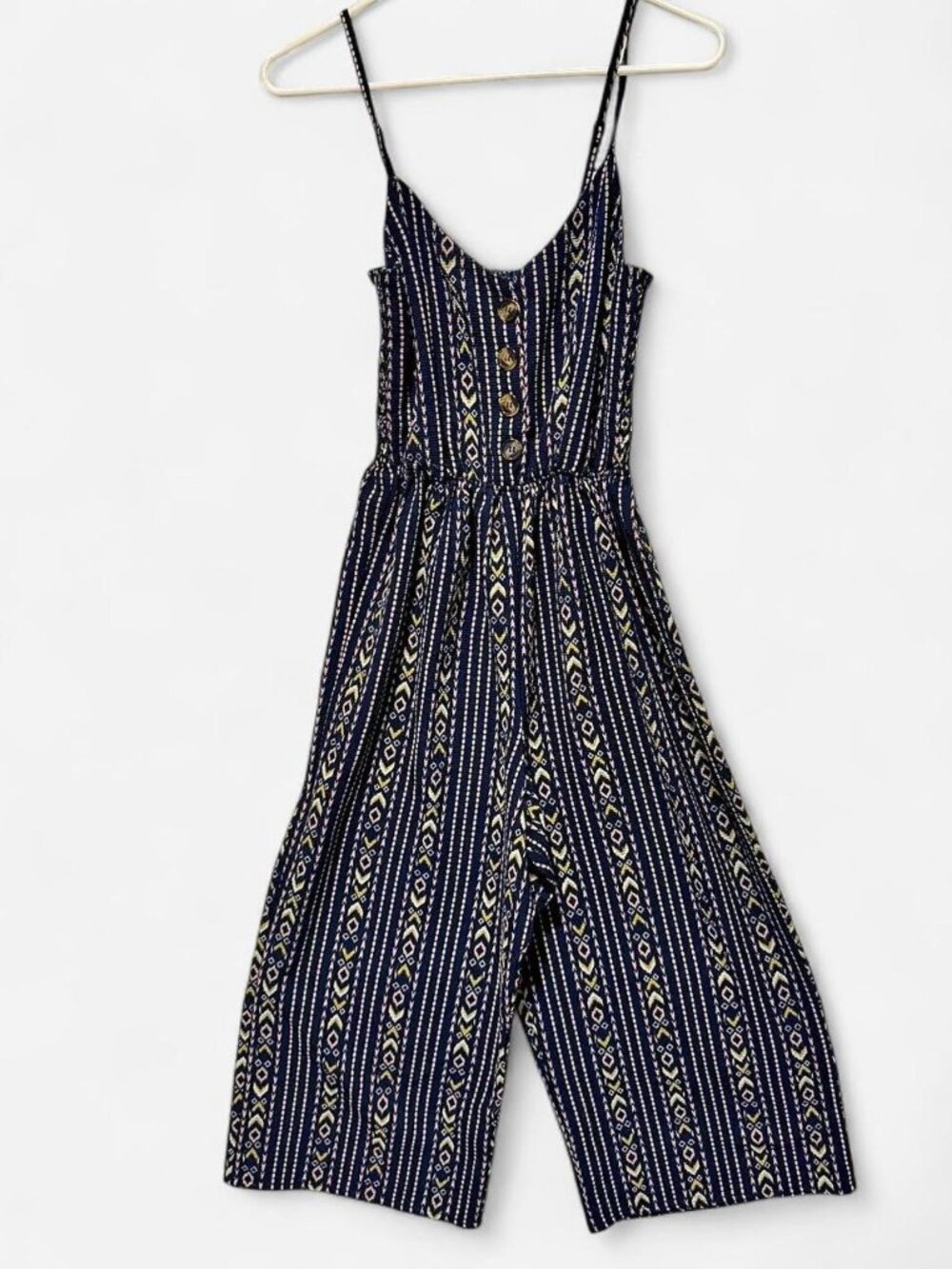 J for Justice Printed Wide Leg Jumpsuit Small